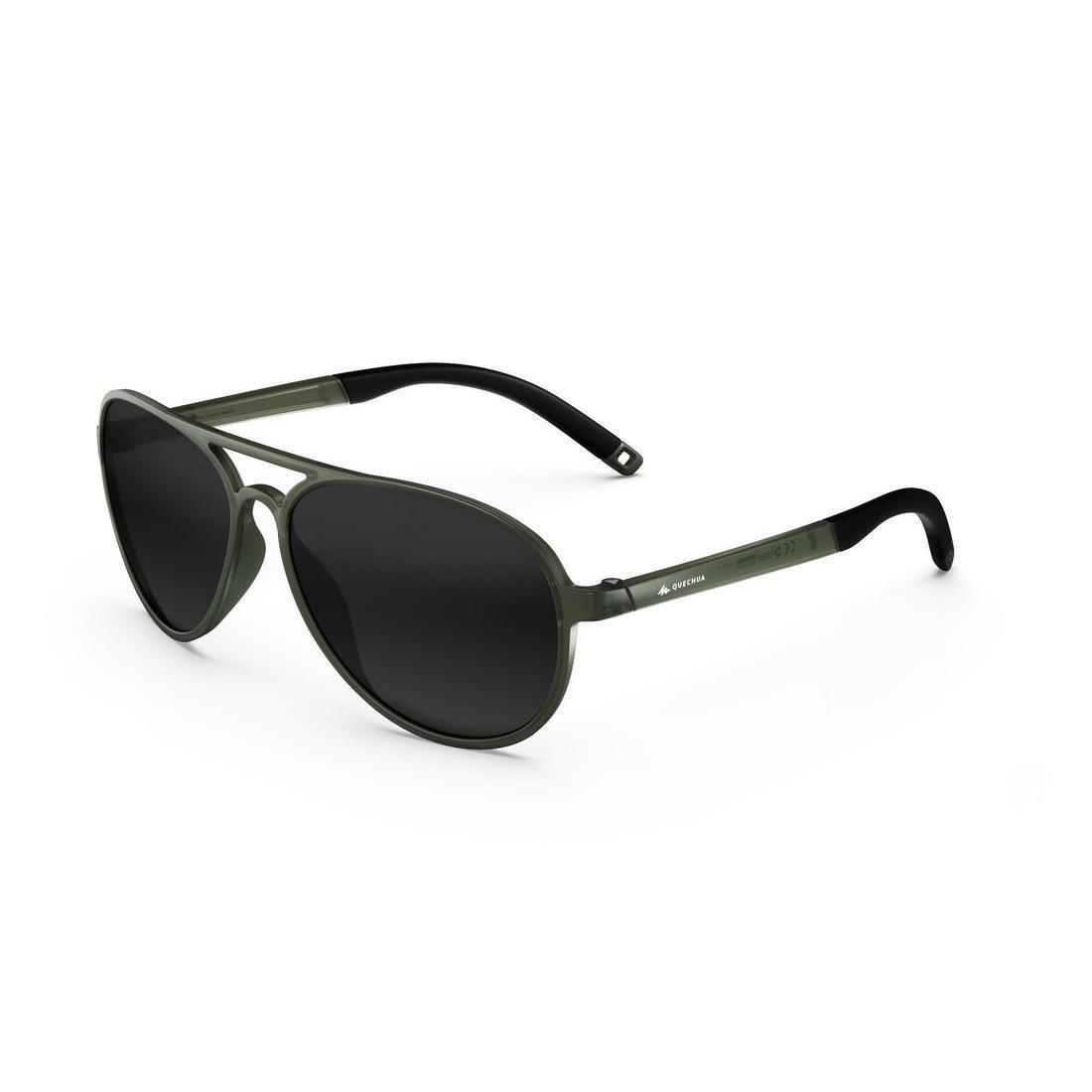 Category 3 MH 500 Hiking Sunglasses, Graphite, No Color, large image number 10