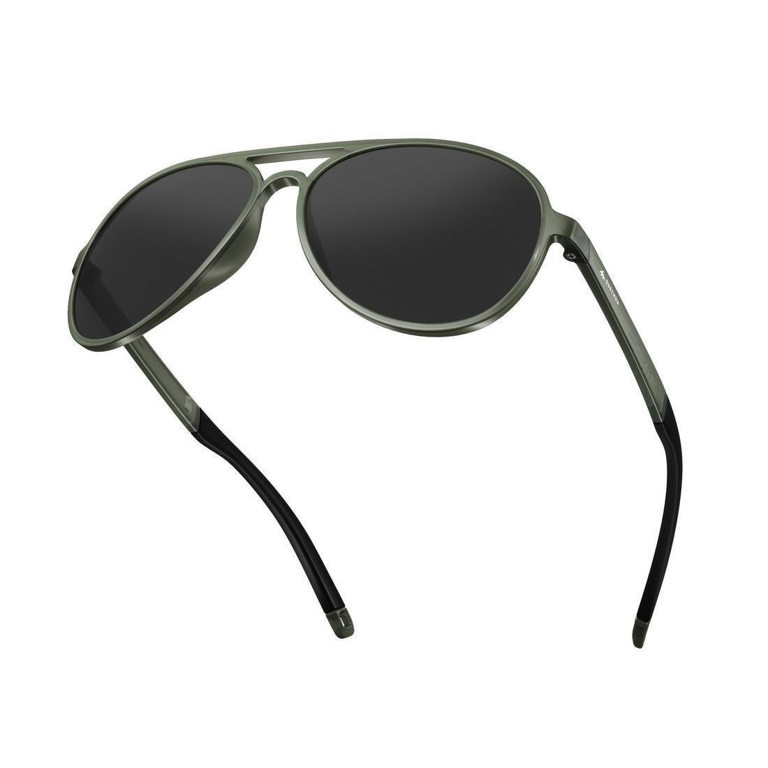 Category 3 MH 500 Hiking Sunglasses, Graphite, No Color, large image number 11