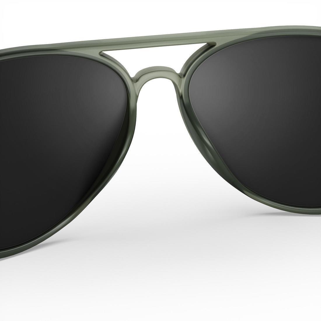 Category 3 MH 500 Hiking Sunglasses, Graphite, No Color, large image number 12