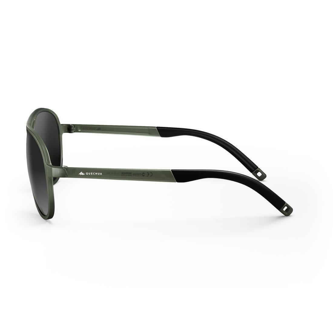 Category 3 MH 500 Hiking Sunglasses, Graphite, No Color, large image number 14