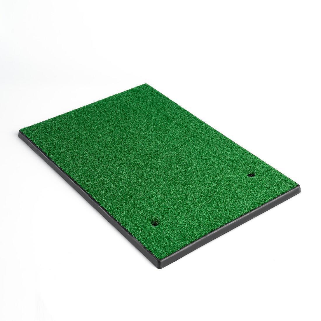 DEFAULT GOLF PRACTICE RANGE MAT 58cm x 38cm x 2cm, No Color, large image number 0