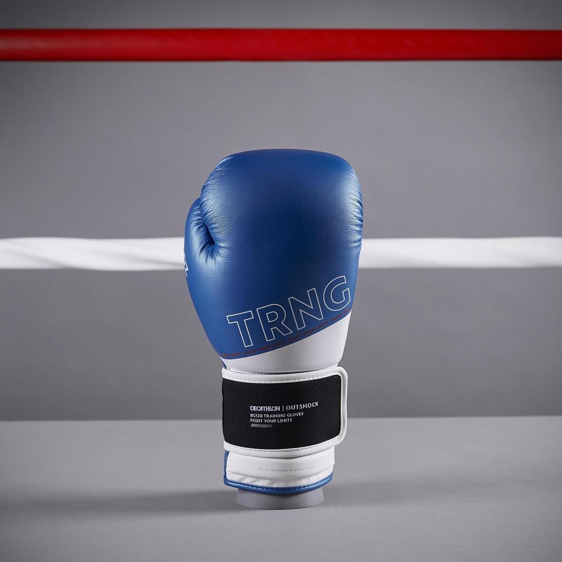 Boxing Training Gloves 120, Blue, No Color, large image number 3