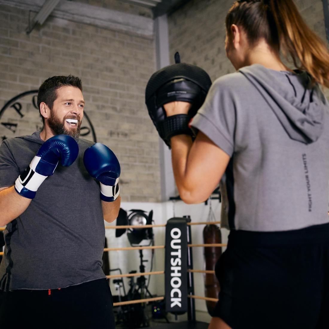 Boxing Training Gloves 120, Blue, No Color, large image number 4