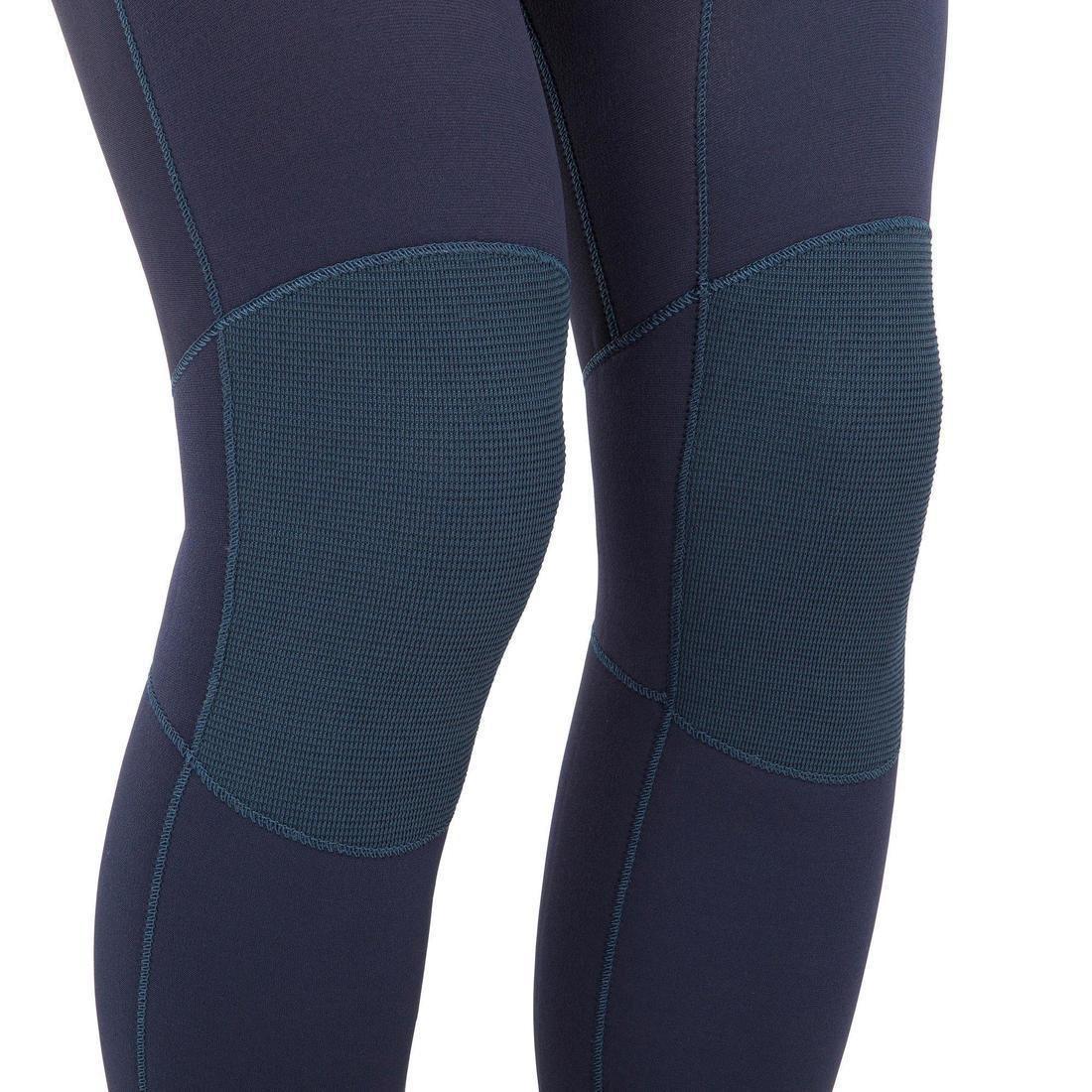 Men Surfing 3/2 mm Neoprene Wetsuit 500, Navy, , large image number 5