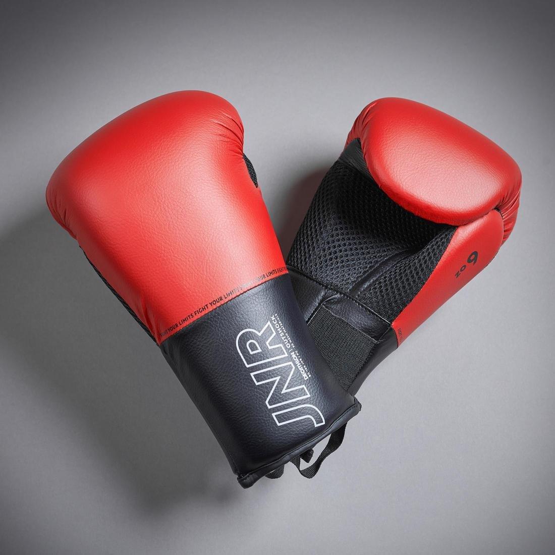 Kids' Boxing Gloves 100, Cherry Red, , large image number 2
