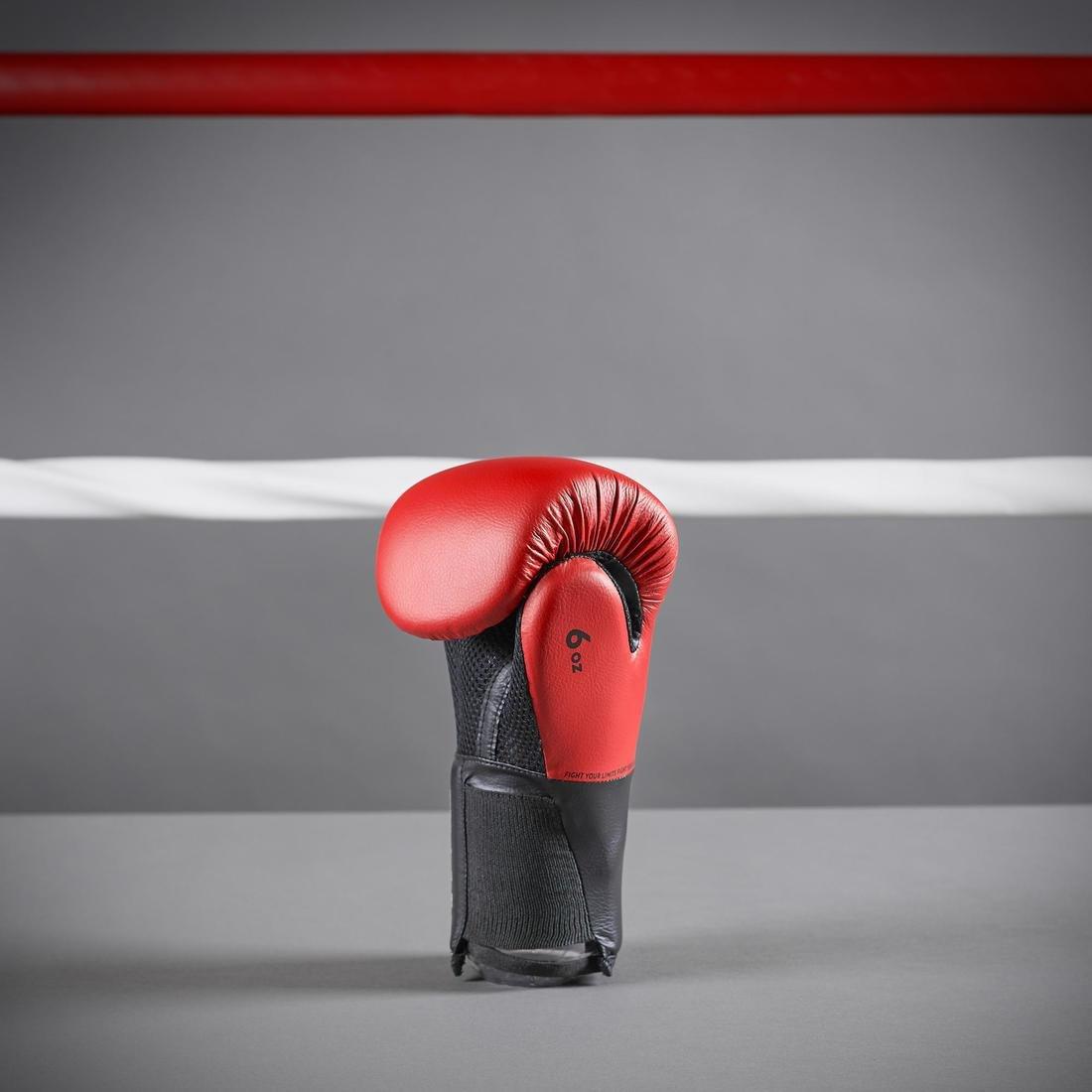 Kids' Boxing Gloves 100, Cherry Red, , large image number 4