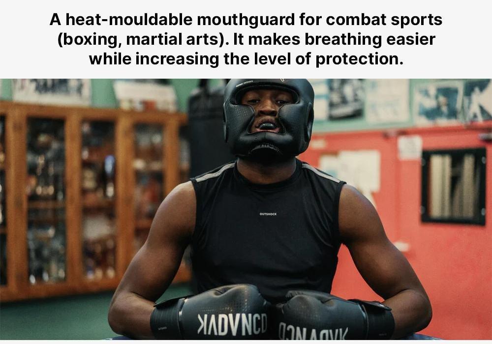 500 Boxing Mouthguard, Charcoal Grey, No Color, large image number 19