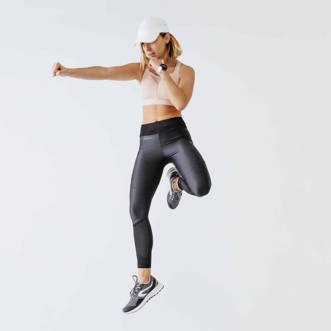 Run Dry+ Feel Tights, Dark Khaki, , large image number 9