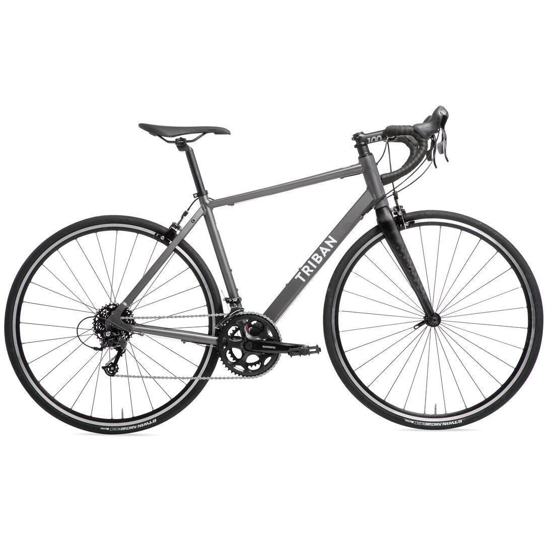 Road bike Triban RC 120 - Grey, No Color, large image number 0
