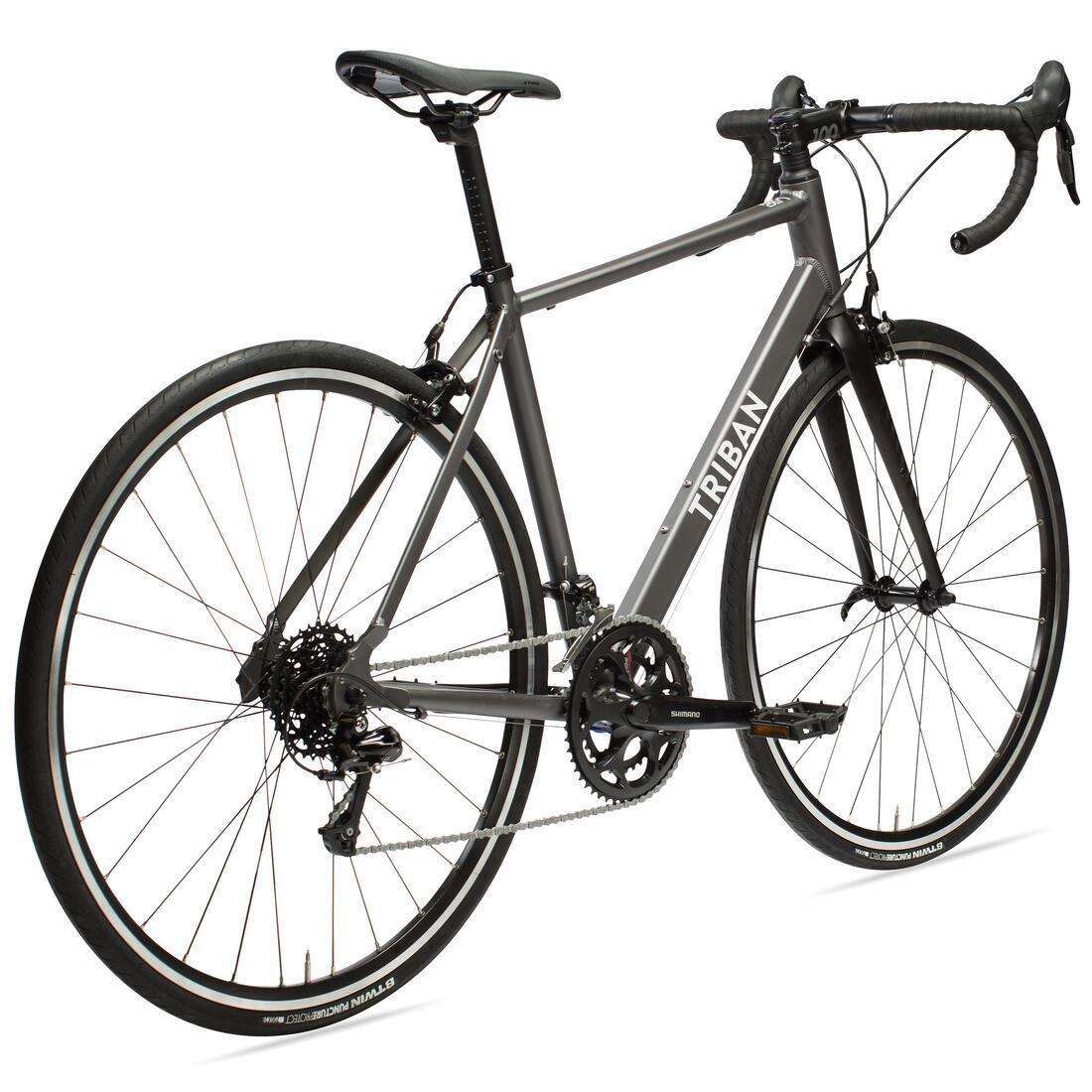 Road bike Triban RC 120 - Grey, No Color, large image number 1