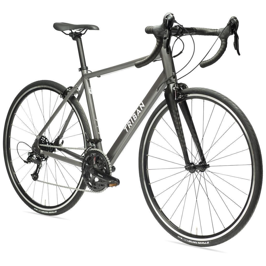 Road bike Triban RC 120 - Grey, No Color, large image number 2