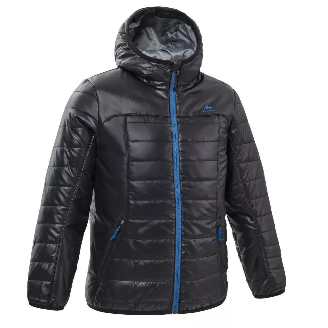 GREEN MH500 Girl Kids' Hiking Padded Jacket, , large image number 5