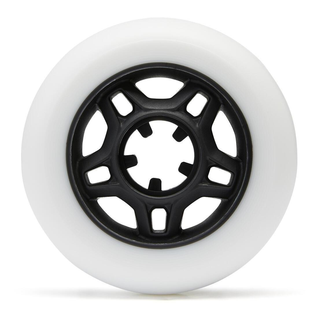 Adult Fitness Inline Skating Wheels 4-Pack Fit, White, , large image number 3