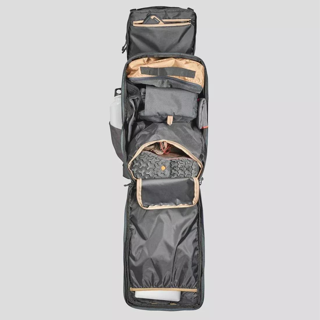 Cabin-d Trekking And Travel Backpack, Travel 100, Black, No Color, large image number 6