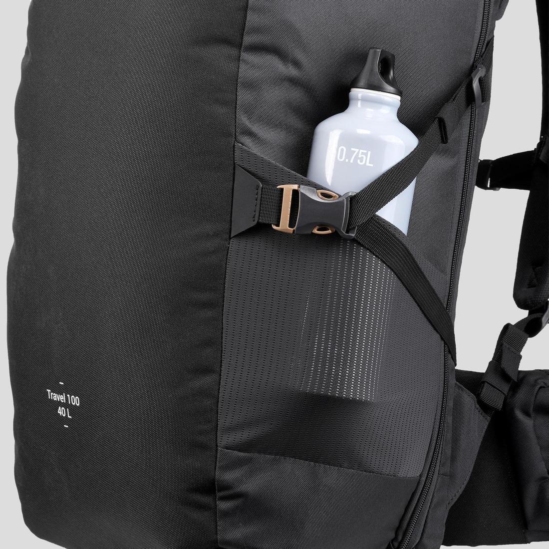 Cabin-d Trekking And Travel Backpack, Travel 100, Black, No Color, large image number 10