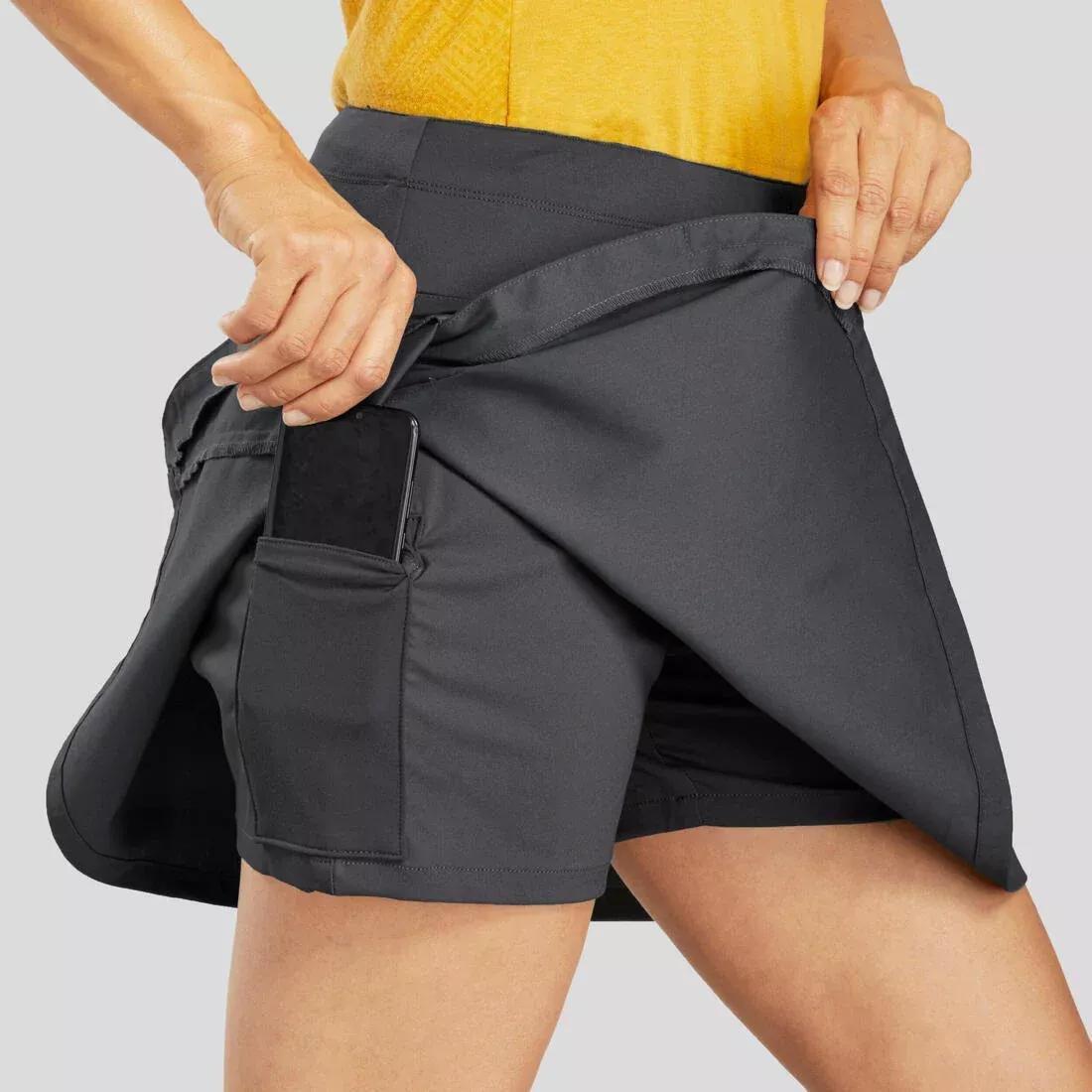 Women Eco-Friendly Walking Skort, Grey, , large image number 5