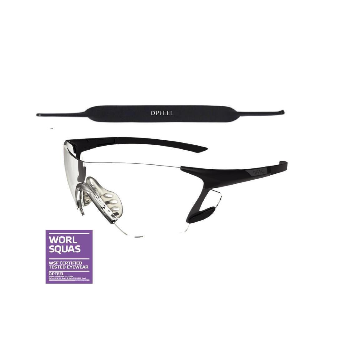 BLACK Squash Glasses SPG 500 - Size L, No Color, large image number 0
