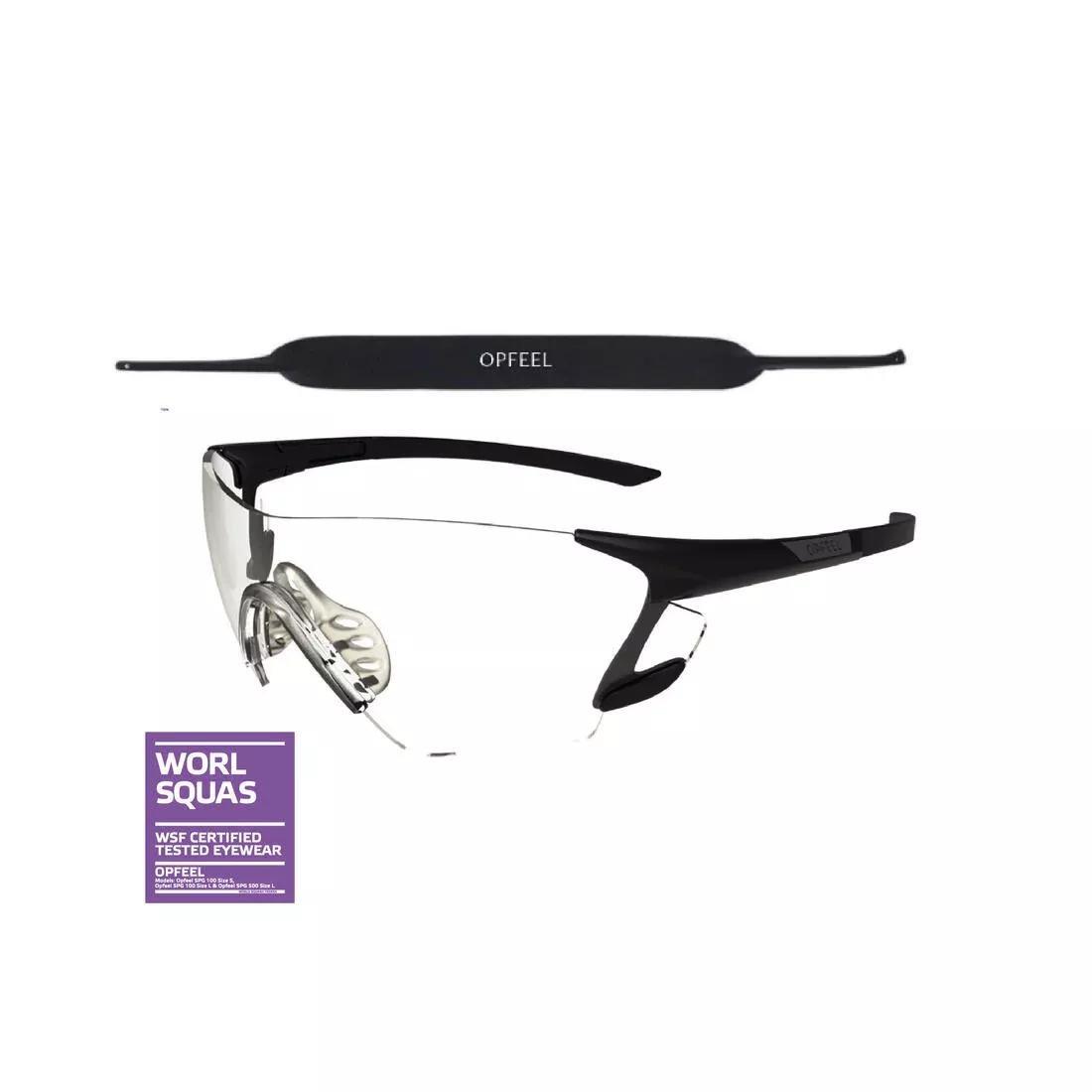 BLACK Squash Glasses SPG 500 - Size L, No Color, large image number 1