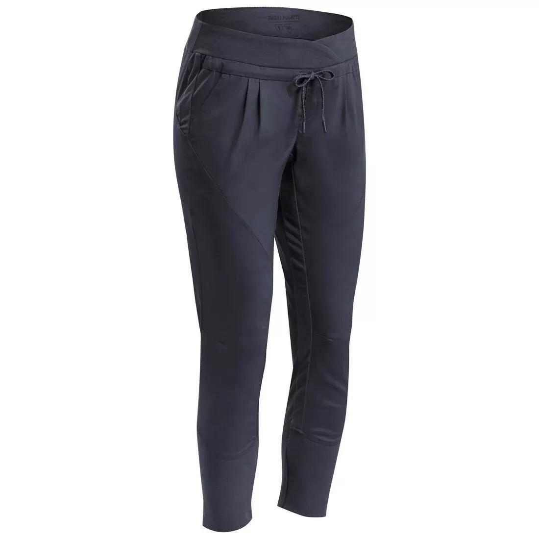 Women Hiking Trousers - NH500 Slim, Grey, , large image number 0