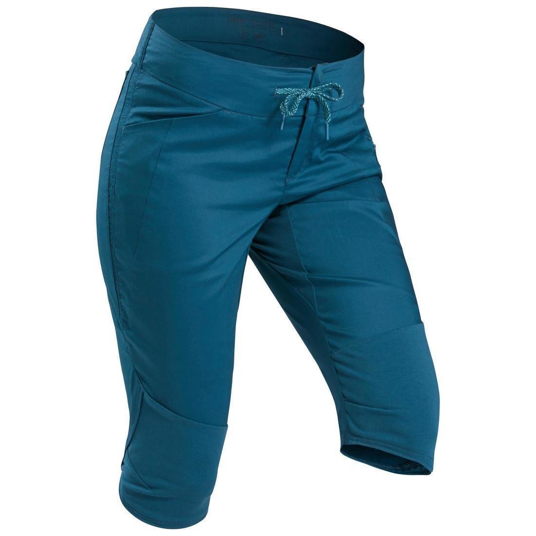 Women's Country Walking Cropped Trousers - NH500, Carbon Grey, No Color, large image number 14