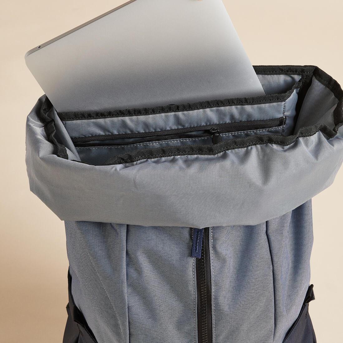 CORIANDER BROWN Yoga Mat Backpack - Blue/Grey, No Color, large image number 5