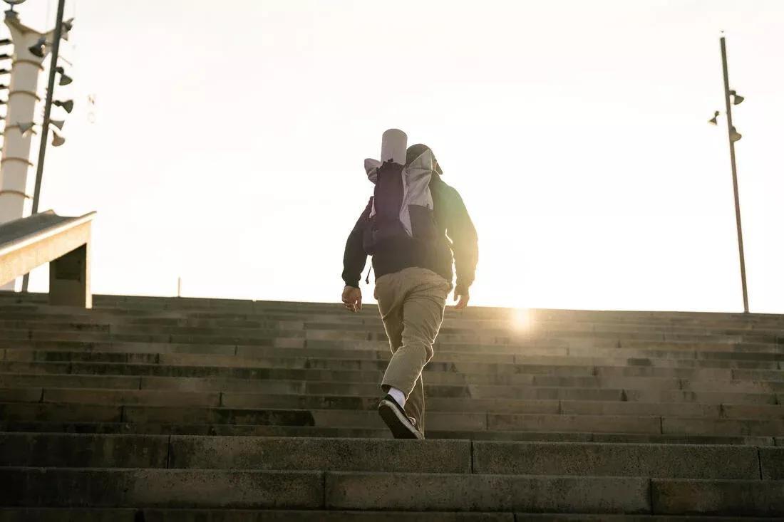 Yoga Mat Backpack, Brown, No Color, large image number 11