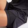 DOMYOS - 2-In-1 Anti-ChafingFitness Shorts, Black