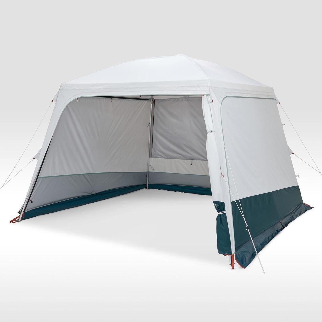 Camping Living Room with Poles Arpenaz Base Fresh 10-Person, No Color, large image number 2