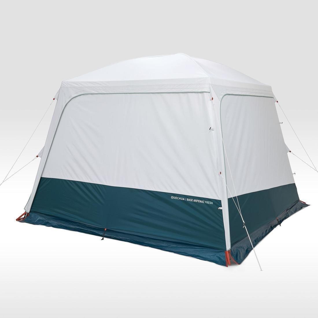 Camping Living Room with Poles Arpenaz Base Fresh 10-Person, No Color, large image number 6