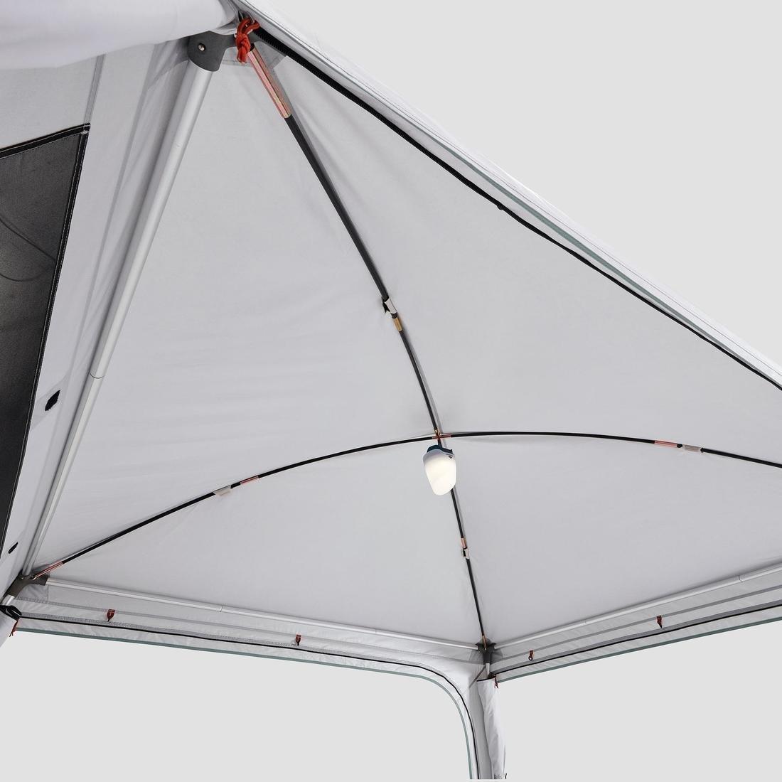Camping Living Room with Poles Arpenaz Base Fresh 10-Person, No Color, large image number 10