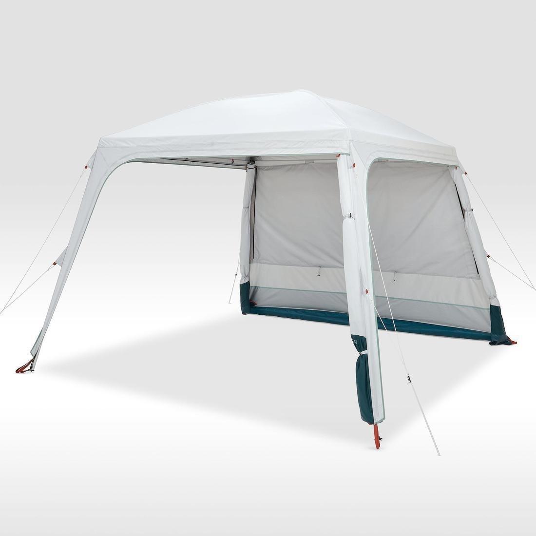 Camping Living Room with Poles Arpenaz Base Fresh 10-Person, No Color, large image number 12