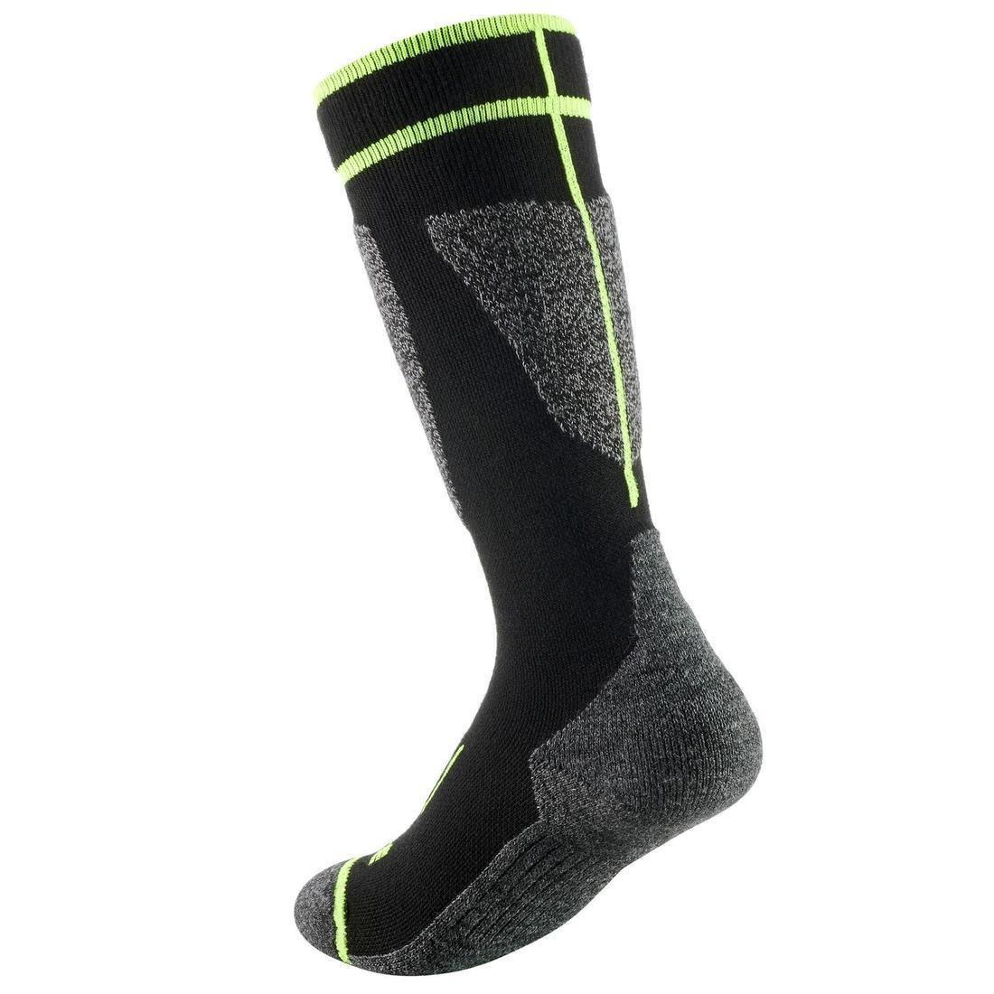 KIDS' SKI SOCKS - 100, black, , large image number 12