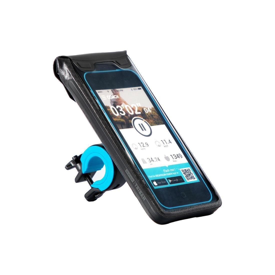 Waterproof Bike Smartphone Holder, Blue, No Color, large image number 0