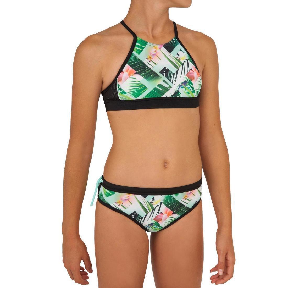 Kids Girls Surf Swimsuit Bottoms - Mas 900, Black, , large image number 3