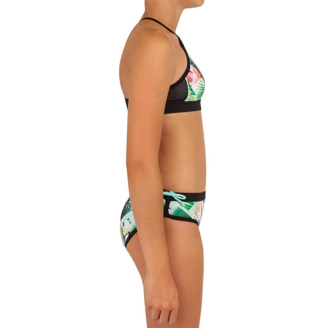 Kids Girls Surf Swimsuit Bottoms - Mas 900, Black, , large image number 5
