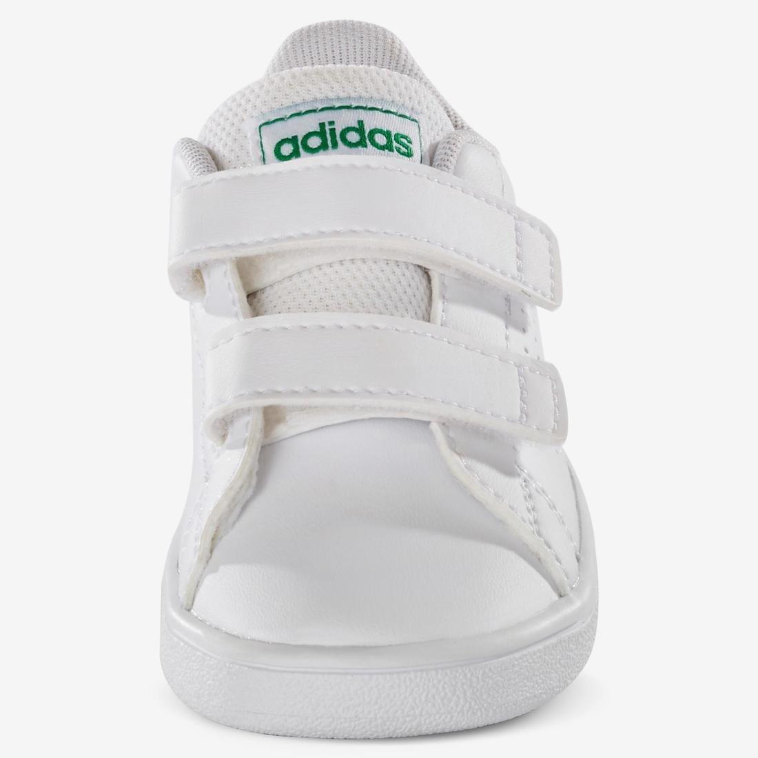 Kids Unisex Advantage Shoes, White/Green, No Color, large image number 3