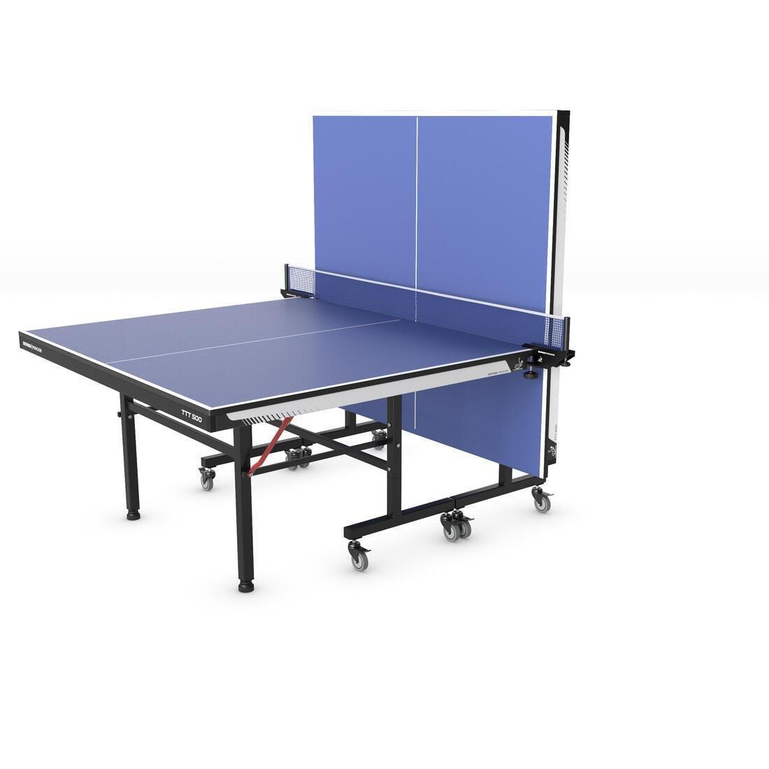 BLUE ITTF Approved Club/School Table Tennis Table TTT 500, No Color, medium