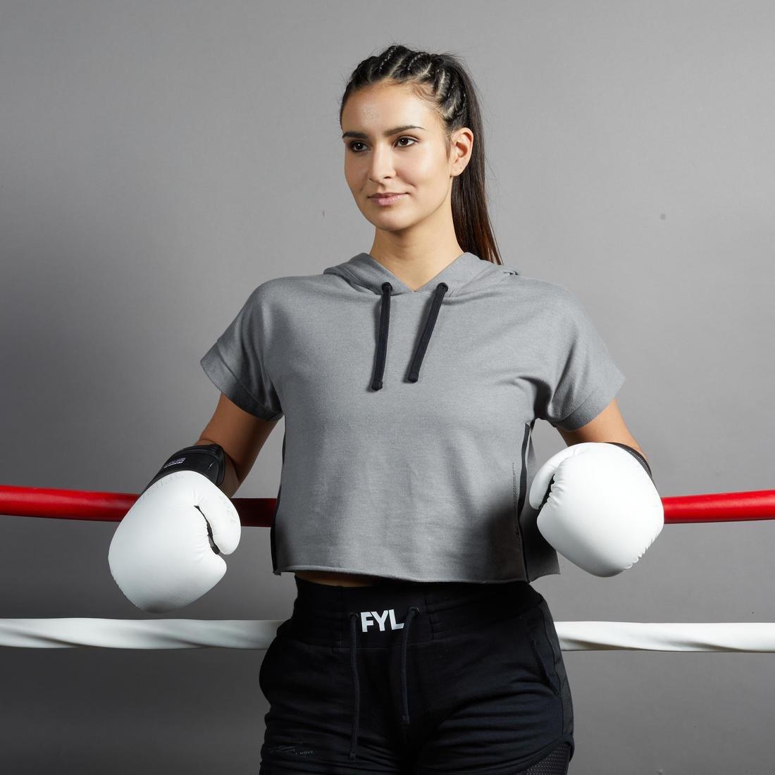 Women's Boxing Hoodie 100, Squirrel Grey, , large image number 0