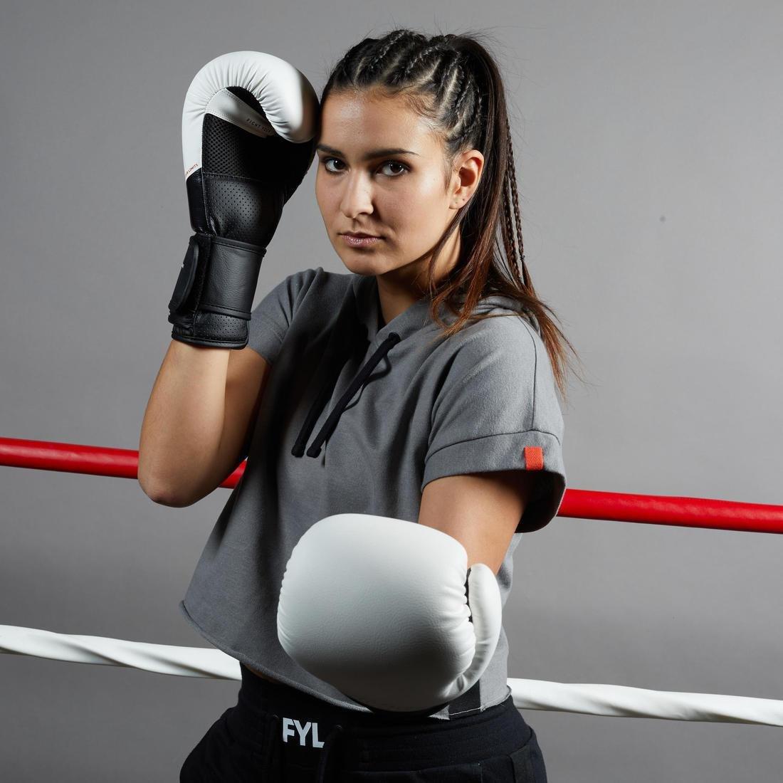 Women's Boxing Hoodie 100, Squirrel Grey, , large image number 7