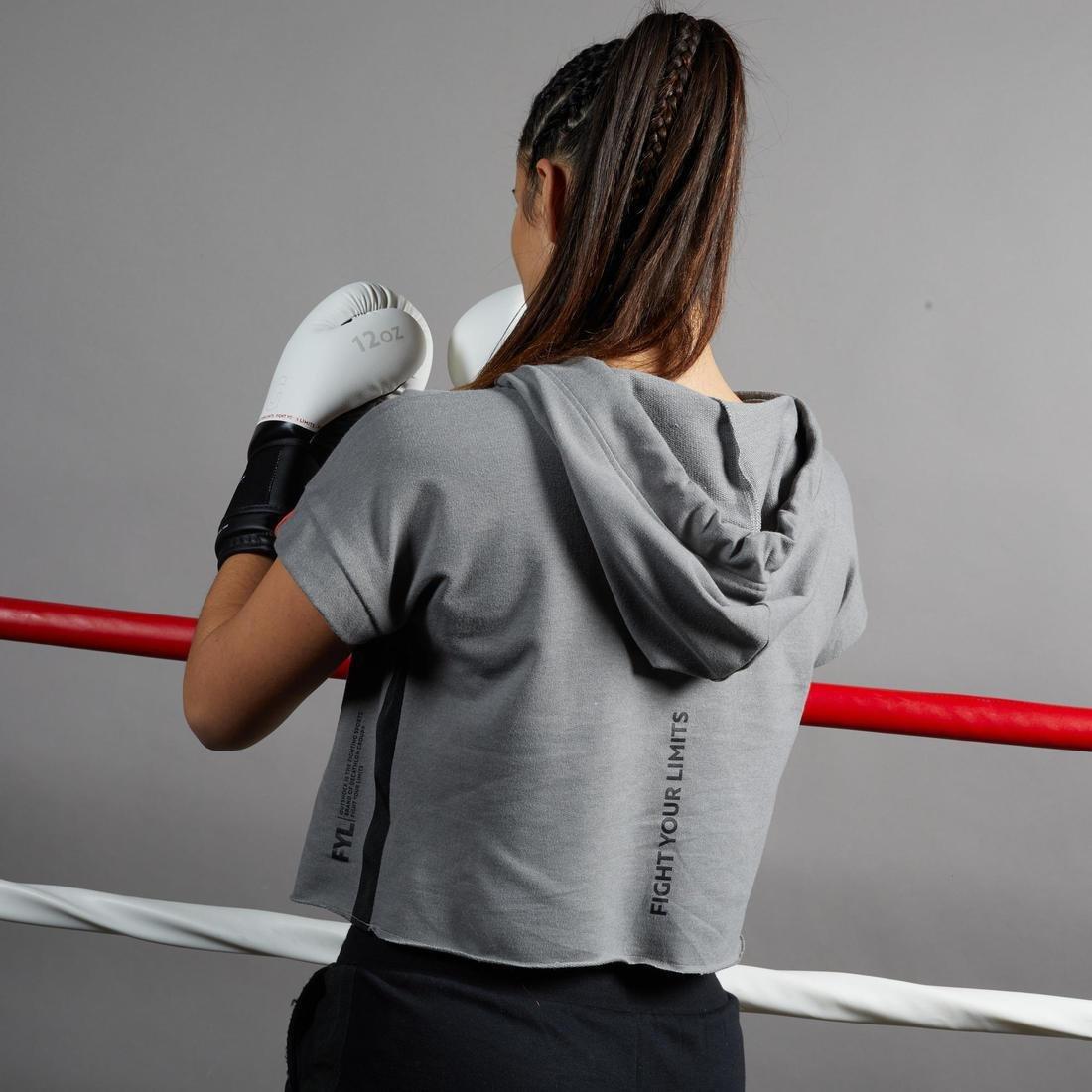 Women's Boxing Hoodie 100, Squirrel Grey, , large image number 9