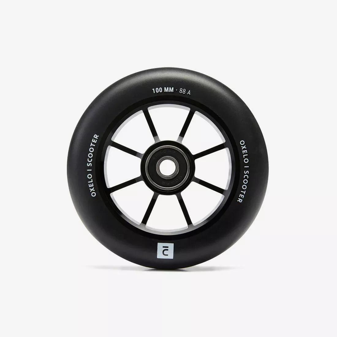 Aluminium Pu85A Wheel Frame And Rubber, Black, No Color, large image number 0