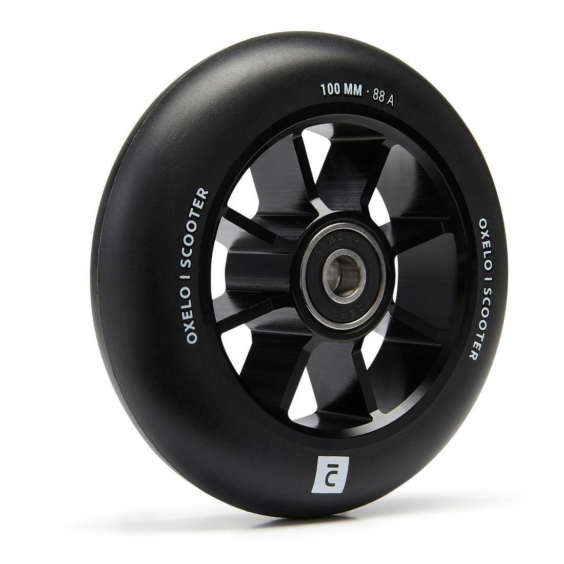 Aluminium Pu85A Wheel Frame And Rubber, Black, No Color, medium