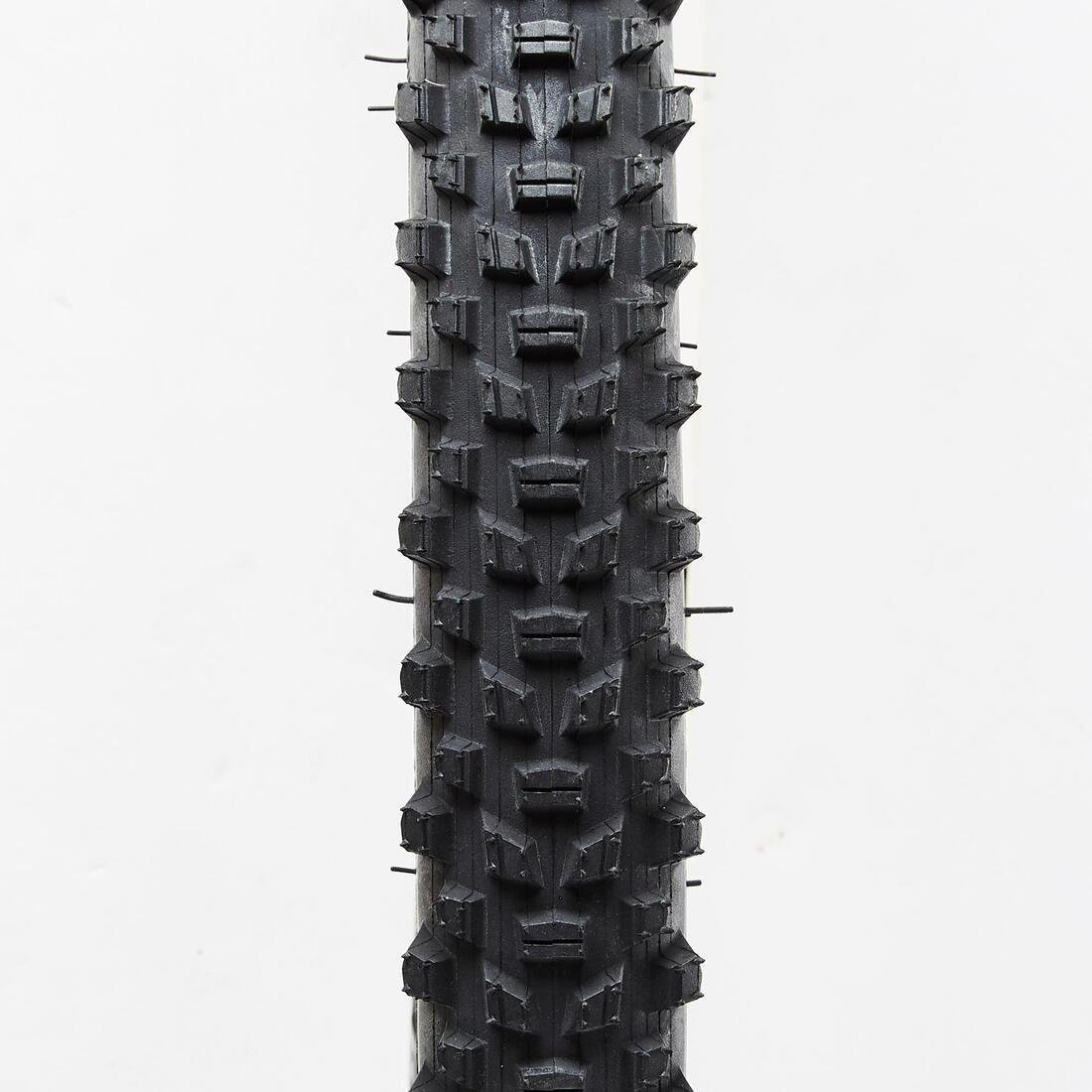 Kids All Terrain Grip Mountain Bike Tyre - 24X1.95, No Color, large image number 2