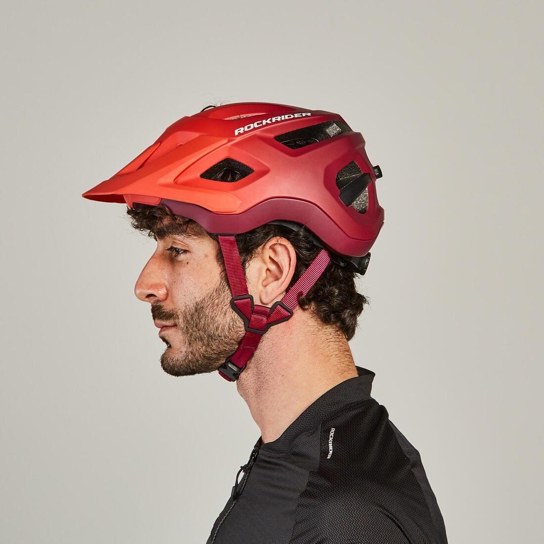 MAUVE Mountain Bike Helmet ST 500, , large image number 0