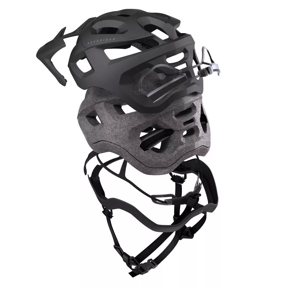 PEACOCK BLUE Mountain Bike Helmet ST 500, , large image number 3