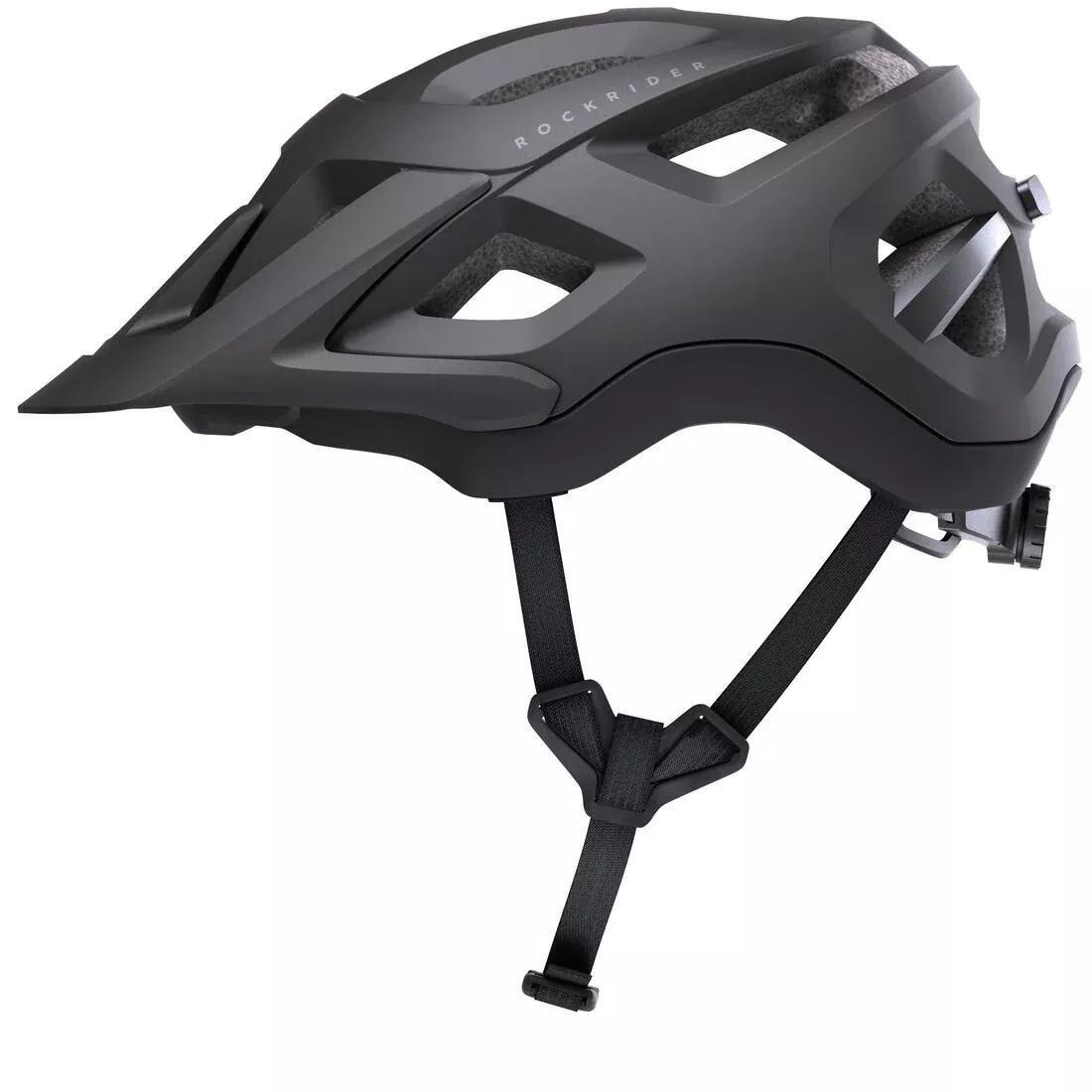 PEACOCK BLUE Mountain Bike Helmet ST 500, , large image number 4