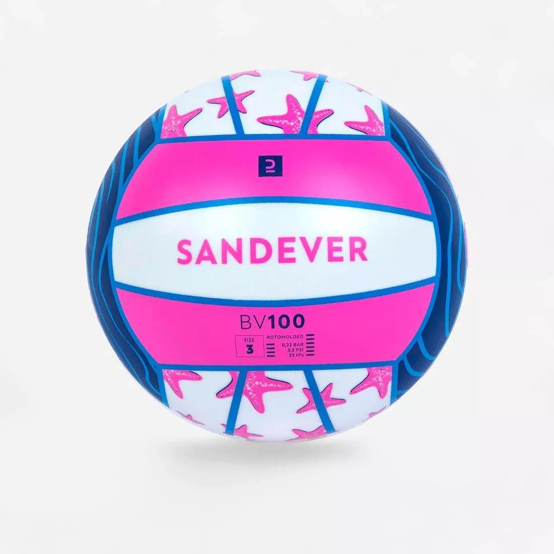 Fun Beach Volleyball, Neon Blueberry, No Color, large image number 0