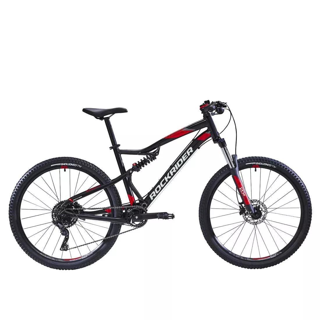 ROCKRIDER - 27.5 Mountain Bike - ST 530, Black/Red