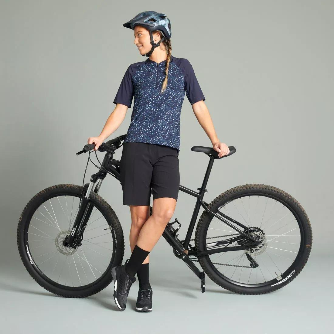 Women Mountain Biking Shorts - EXPL 700, Black, No Color, large image number 7