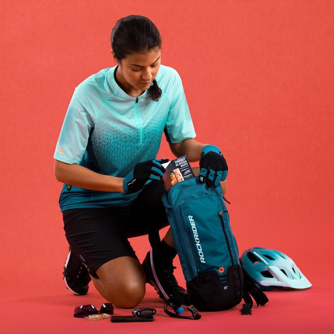 ROCKRIDER - Mountain Bike Hydration Backpack St 520, Deep Petrol Blue